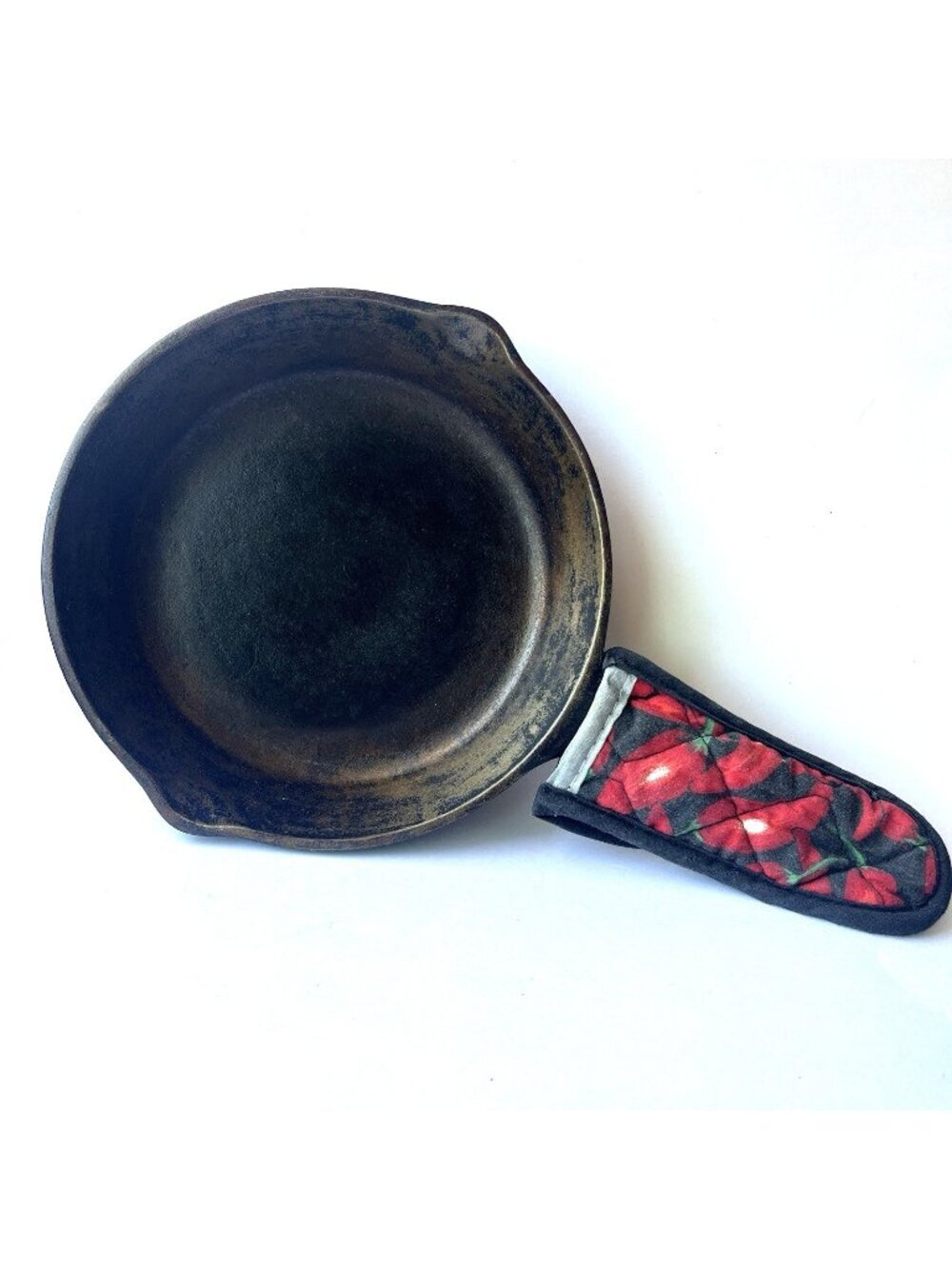 Lodge Cast Iron Skillet Frying Pan No. 5 SK D1 Made in USA Vintage 8 Inch